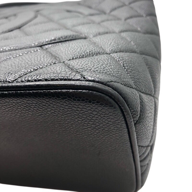 シャネル CHANEL 復刻トート A01804 ブラック/SV金具 キャビアスキン レディース トートバッグ