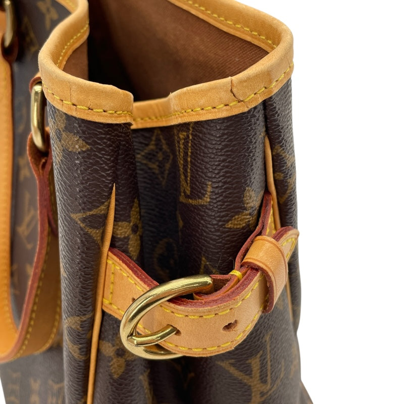 ルイ・ヴィトン LOUIS VUITTON パティニョール M51156 ブラウン モノグラムキャンバス レディース トートバッグ