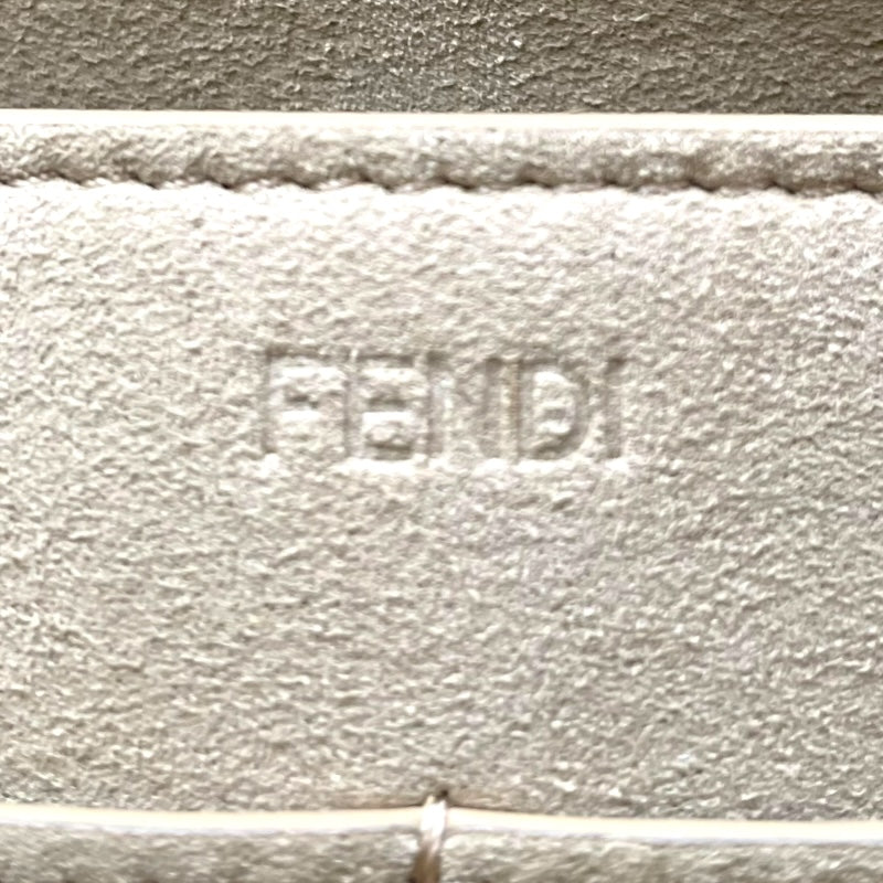 フェンディ FENDI オリガミ ミディアム 8BH414 ホワイト カーフ レディース トートバッグ