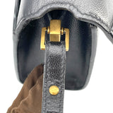 サンローラン SAINT LAURENT カサンドラ トップ ハンドバッグ ブラック GD金具 キャビア レディース ショルダーバッグ