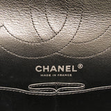 シャネル CHANEL 2.55Vステッチフラップバッグ A37587 ブラック　ブラック金具 カーフ レディース ショルダーバッグ