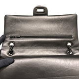 シャネル CHANEL 2.55Vステッチフラップバッグ A37587 ブラック　ブラック金具 カーフ レディース ショルダーバッグ