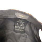 フェンディ FENDI ズッカ　キャップ FXQ768A660 ブラウン ポリエステル メンズ その他ファッション雑貨