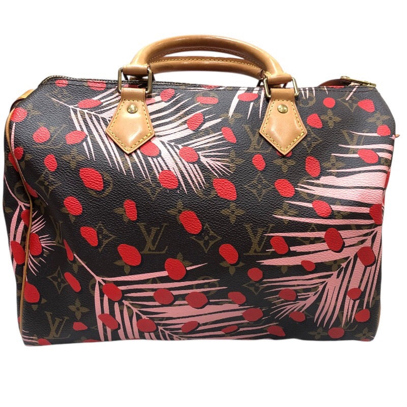 ルイ・ヴィトン LOUIS VUITTON スピーディー30 M41983 モノグラム・ジャングルドット ユニセックス ハンドバッグ