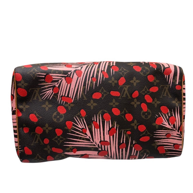 ルイ・ヴィトン LOUIS VUITTON スピーディー30 M41983 モノグラム・ジャングルドット ユニセックス ハンドバッグ