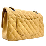 シャネル CHANEL マトラッセ25 A01112 ベージュ シルバー金具 キャビアスキン レディース ショルダーバッグ