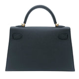 エルメス HERMES ミニケリー2 B刻 ブラック　GD金具 エプソン レディース ショルダーバッグ