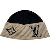 ルイ・ヴィトン LOUIS VUITTON LVロゴニットキャップ M70446 ベージュ/ブラック ウール メンズ その他ファッション雑貨