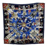 エルメス HERMES カレ90　Kachinas マルチカラー シルク100％ ユニセックス スカーフ