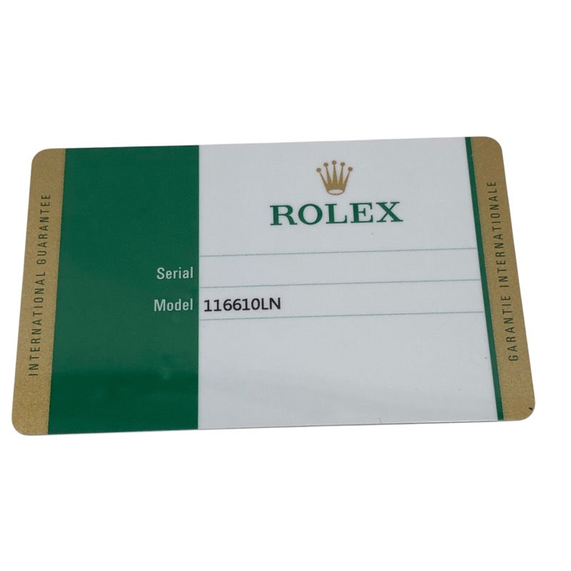 ロレックス ROLEX サブマリーナーデイト ランダムシリアル 116610LN ブラック SS 自動巻き メンズ 腕時計