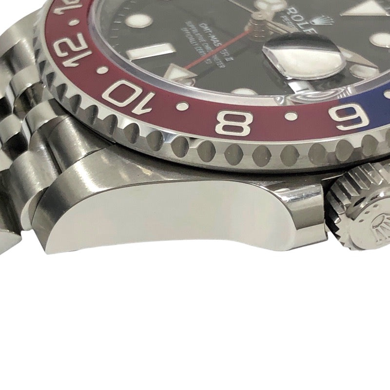 ロレックス ROLEX GMTマスター2 ランダムシリアル 126710BLRO ブラック ジュビリーブレス SS 自動巻き メンズ 腕時計