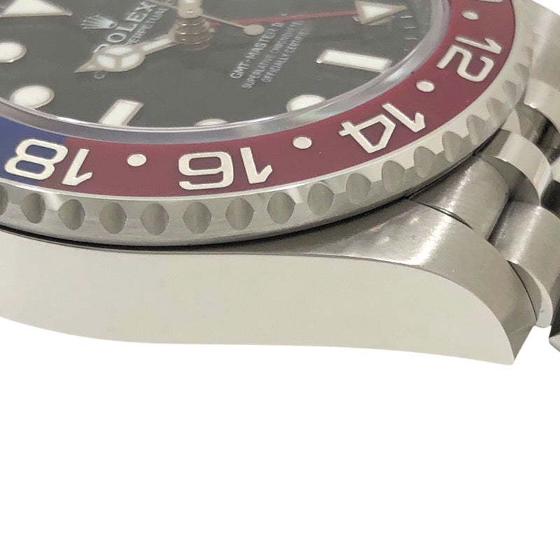ロレックス ROLEX GMTマスター2 ランダムシリアル 126710BLRO ブラック ジュビリーブレス SS 自動巻き メンズ 腕時計