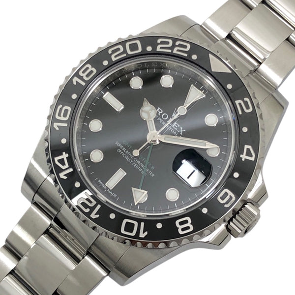 ロレックス ROLEX GMTマスター2 ランダムシリアル 116710LN ブラック SS 自動巻き メンズ 腕時計