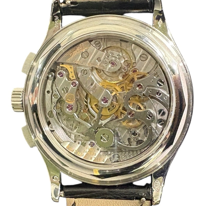 パテック・フィリップ PATEK PHILIPPE コンプリケーション クロノグラフ 5170P-001 Pt950/革 手巻き メンズ 腕時計