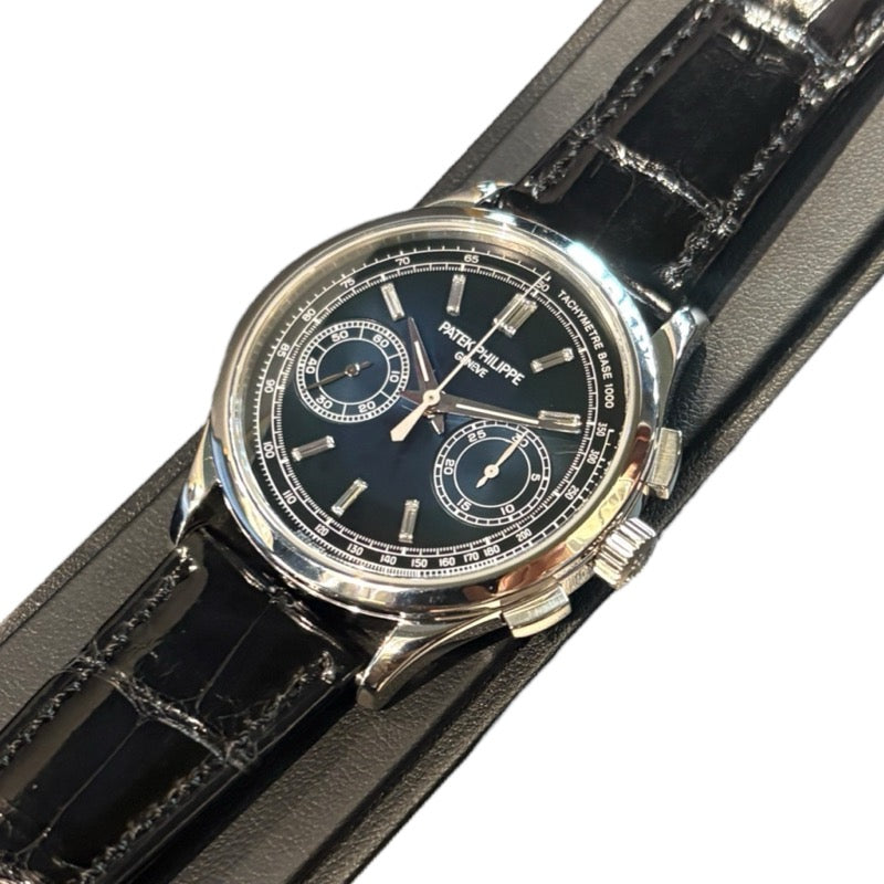 パテック・フィリップ PATEK PHILIPPE コンプリケーション クロノグラフ 5170P-001 Pt950/革 手巻き メンズ 腕時計