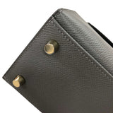 エルメス HERMES ケリ－25 外縫い W刻 グリメイヤー ゴールド金具 エプソン レディース ハンドバッグ