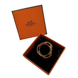 エルメス HERMES ルカデ　スカーフリング ピンクゴールド メタル レディース スカーフリング