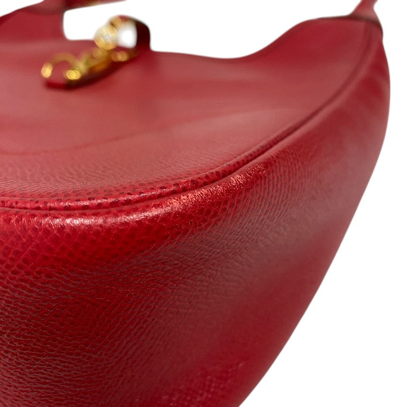 エルメス HERMES トリム31 〇W刻 ルージュカザック ゴールド金具 クシュベル レディース ショルダーバッグ