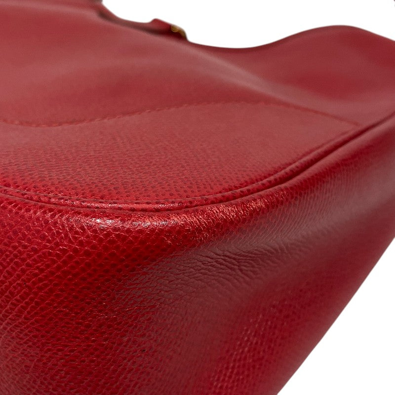 エルメス HERMES トリム31 〇W刻 ルージュカザック ゴールド金具 クシュベル レディース ショルダーバッグ