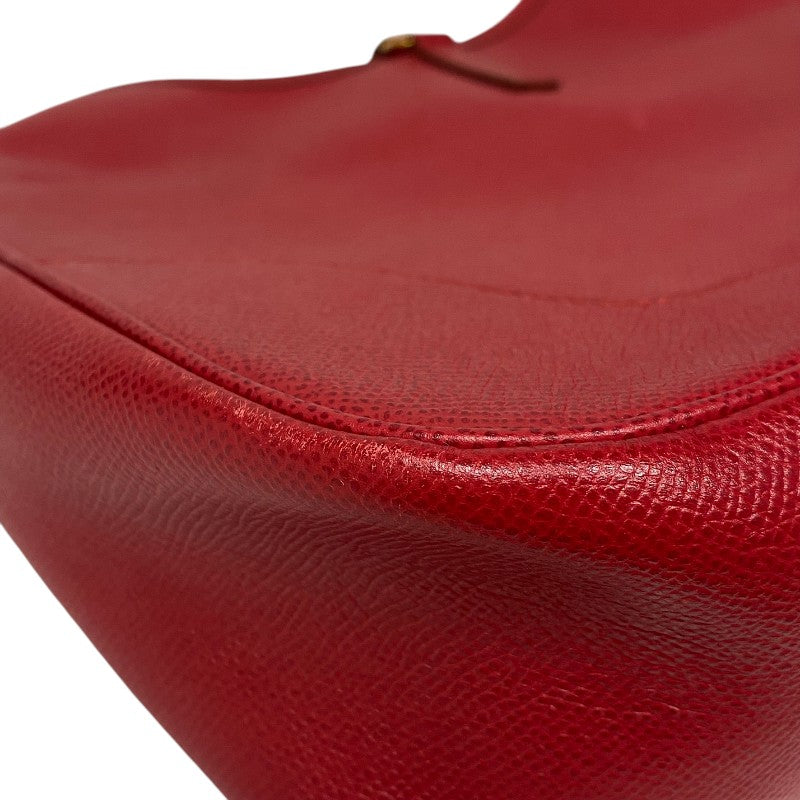 エルメス HERMES トリム31 〇W刻 ルージュカザック ゴールド金具 クシュベル レディース ショルダーバッグ