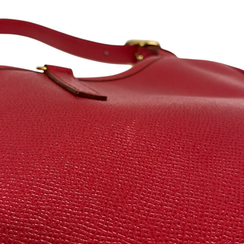 エルメス HERMES トリム31 〇W刻 ルージュカザック ゴールド金具 クシュベル レディース ショルダーバッグ