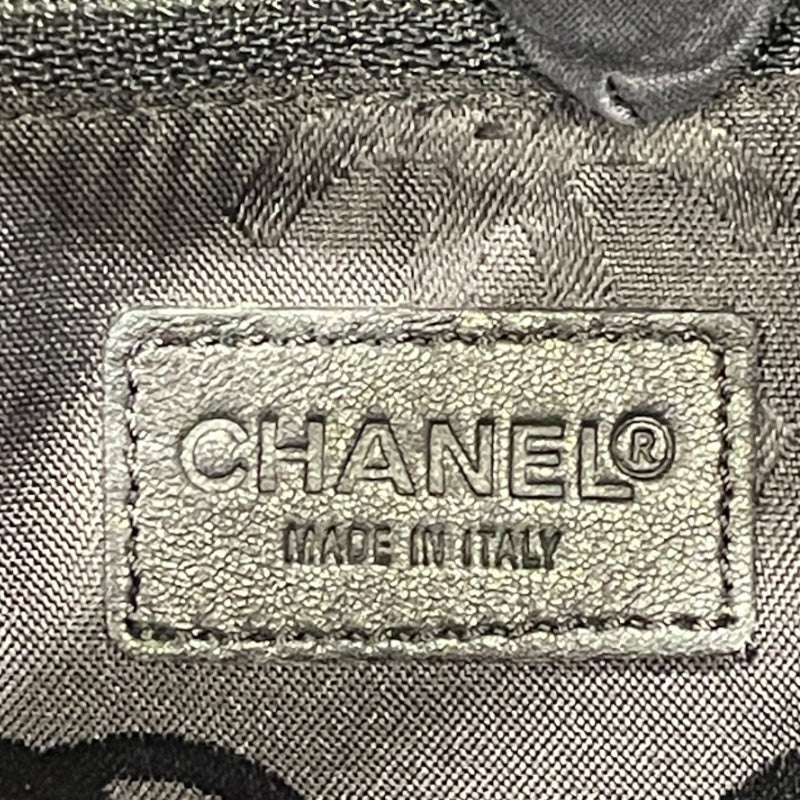 シャネル CHANEL ワイルドステッチ トートバッグ ブラック×ゴールド金具 カーフレザー レディース ショルダーバッグ