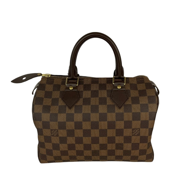 ルイ・ヴィトン LOUIS VUITTON スピーディ25 N41352 ブラウン ダミエ レディース ハンドバッグ