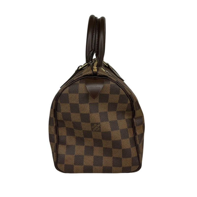ルイ・ヴィトン LOUIS VUITTON スピーディ25 N41352 ブラウン ダミエ レディース ハンドバッグ
