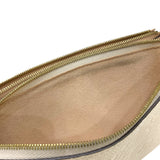ルイ・ヴィトン LOUIS VUITTON ポシェット・ドゥーブルジップ M63919 ベージュ×アイボリー モノグラム・アンプラントレザー レディース ショルダーバッグ