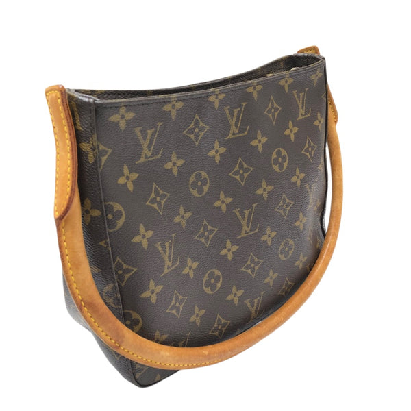 ルイ・ヴィトン LOUIS VUITTON ルーピングMM M51146 モノグラム PVC レザー レディース ハンドバッグ