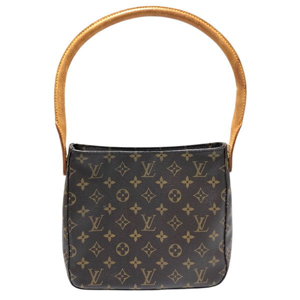 ルイ・ヴィトン LOUIS VUITTON ルーピングMM M51146 モノグラム PVC レザー レディース ハンドバッグ