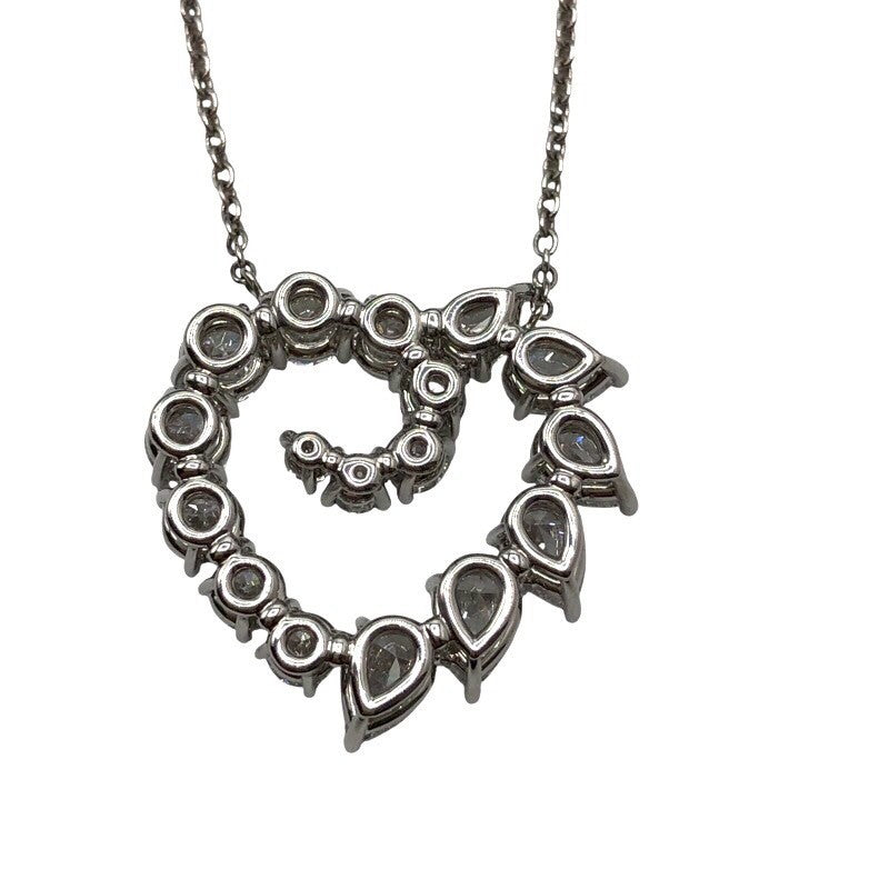 ハリーウィンストン HARRY WINSTON オープンクラスターハートダイヤネックレス Pt950プラチナ ジュエリー