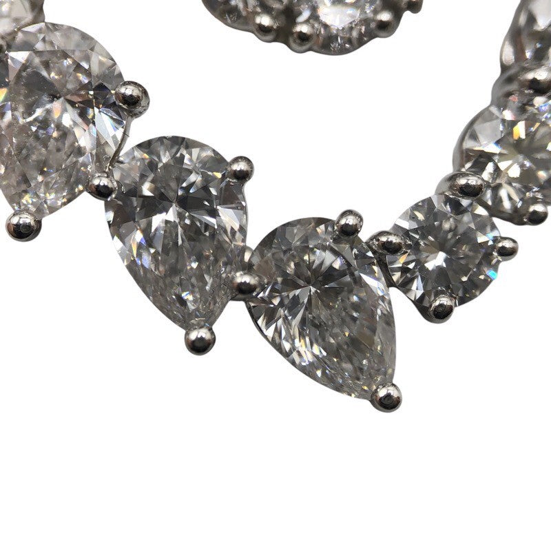 ハリーウィンストン HARRY WINSTON オープンクラスターハートダイヤネックレス Pt950プラチナ ジュエリー