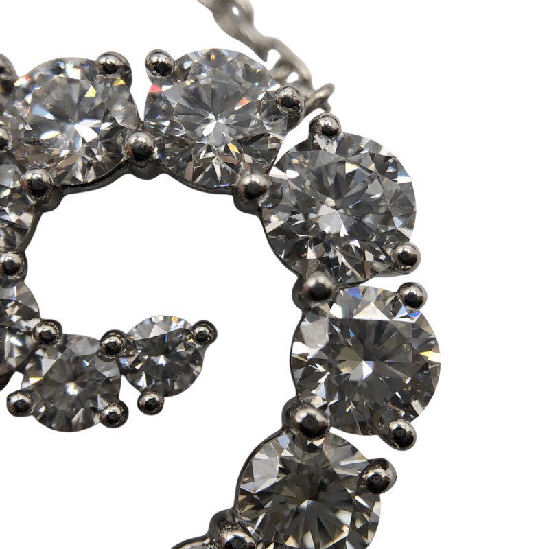 ハリーウィンストン HARRY WINSTON オープンクラスターハートダイヤネックレス Pt950プラチナ ジュエリー