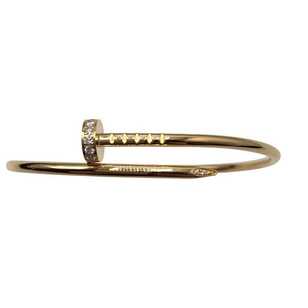 カルティエ Cartier ジュストアンクルSMダイヤブレス K18ゴールド ジュエリー