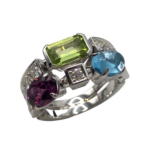 ブルガリ BVLGARI アレグラリング K18ホワイトゴールド ジュエリー