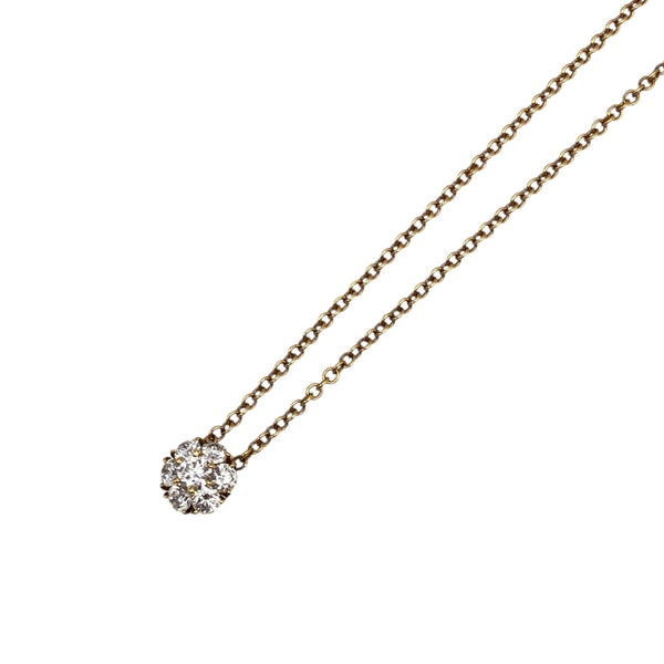 ヴァンクリーフ＆アーペル Van Cleef & Arpels フルーレットネックレス K18YG/ダイヤモンド ジュエリー