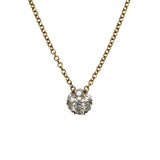 ヴァンクリーフ＆アーペル Van Cleef & Arpels フルーレットネックレス K18YG/ダイヤモンド ジュエリー