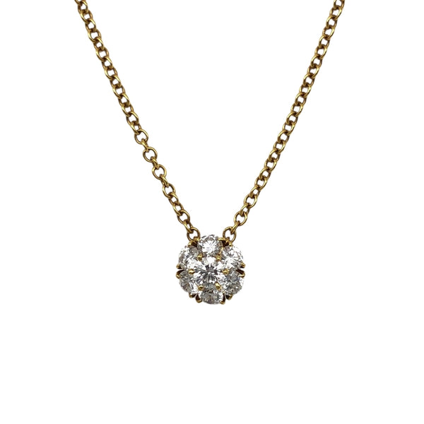 ヴァンクリーフ＆アーペル Van Cleef & Arpels フルーレットネックレス K18YG/ダイヤモンド ジュエリー