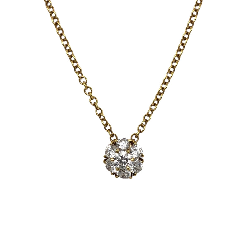 ヴァンクリーフ＆アーペル Van Cleef & Arpels フルーレットネックレス K18YG/ダイヤモンド ジュエリー