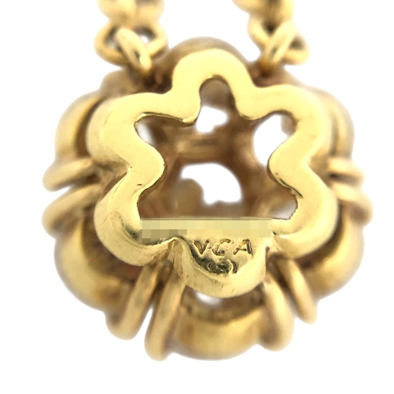 ヴァンクリーフ＆アーペル Van Cleef & Arpels フルーレットネックレス K18YG/ダイヤモンド ジュエリー