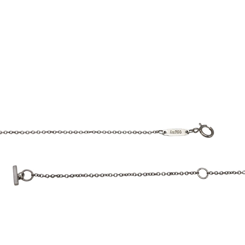 ティファニー TIFFANY＆CO Tスマイルネックレススモール K18WG レディース ネックレス