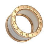 ブルガリ BVLGARI ビーゼロワンリング K18PG/ホワイトセラミック ジュエリー