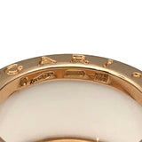 ブルガリ BVLGARI ビーゼロワンリング K18PG/ホワイトセラミック ジュエリー
