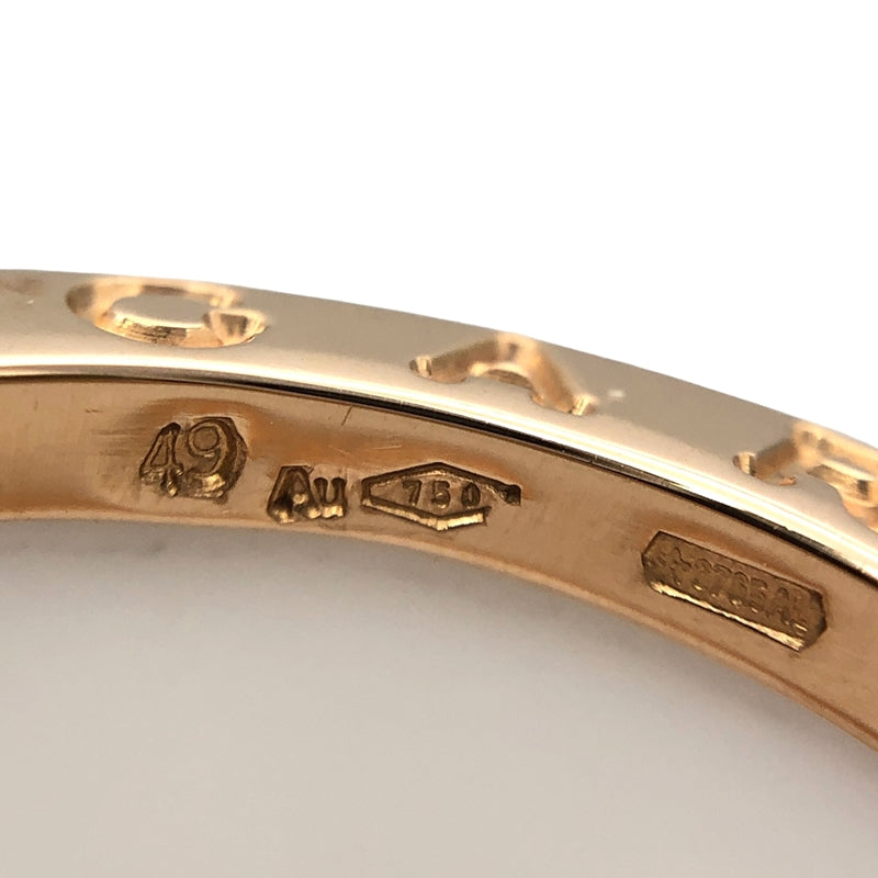 ブルガリ BVLGARI ビーゼロワンリング K18PG/ホワイトセラミック ジュエリー