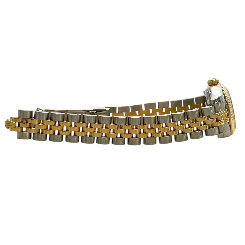 ロレックス ROLEX デイトジャスト26 サンビーム 179173 ゴールド K18YG/SS 自動巻き レディース 腕時計