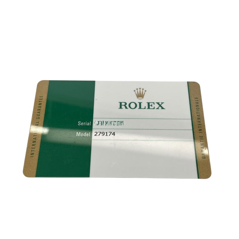 ロレックス ROLEX デイトジャスト28 279174G グレー K18WG/SS 自動巻き レディース 腕時計