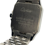 カルティエ Cartier サントス ドゥ モアゼル SM W25064Z5 ホワイト SS クオーツ レディース 腕時計