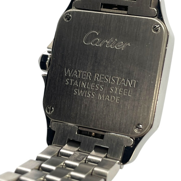 カルティエ Cartier サントス ドゥ モアゼル SM W25064Z5 ホワイト SS クオーツ レディース 腕時計
