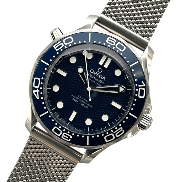 オメガ OMEGA シーマスター ダイバー300M コーアクシャル マスタークロノメーター 210.30.42.20.03.002 ネイビー SS 自動巻き メンズ 腕時計